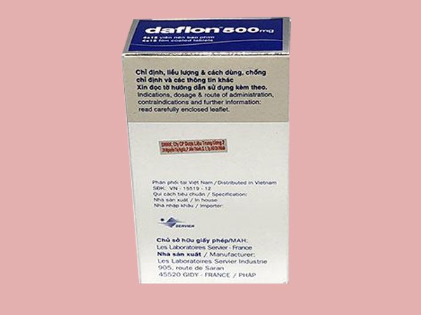 thuốc Daflon 500mg