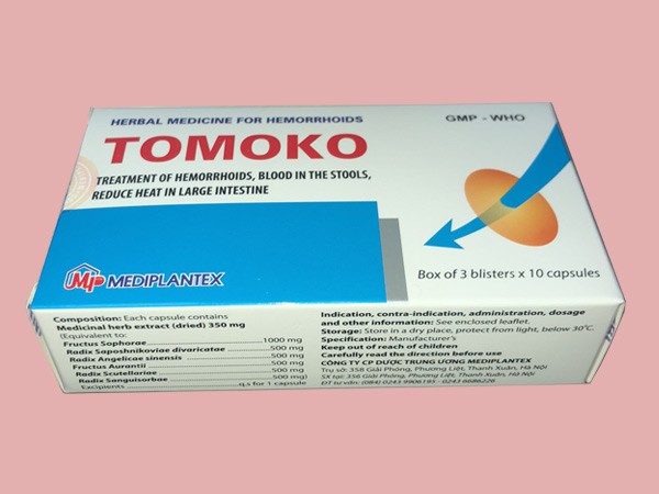 Thuốc trĩ Tomoko