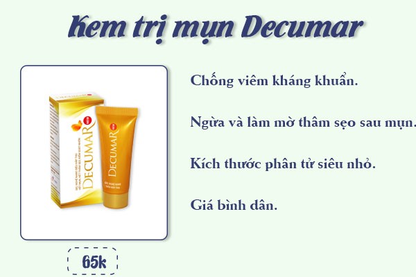Kem trị mụn Decumar