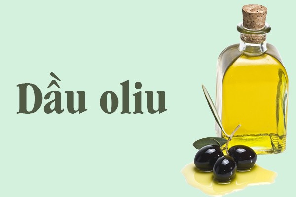 Dầu oliu có thể thay thế cho gel.