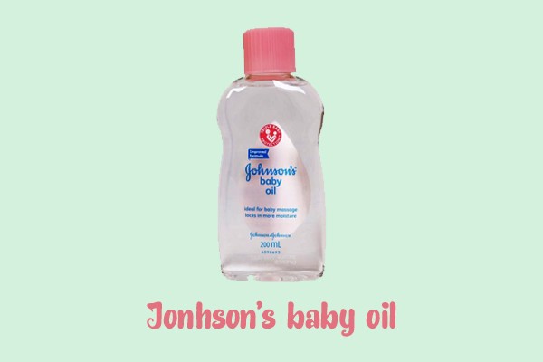 johnson's baby oil.