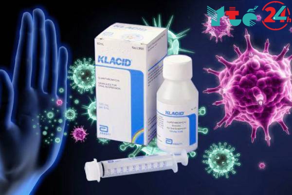 Cách pha thuốc Klacid 125 mg/5 ml