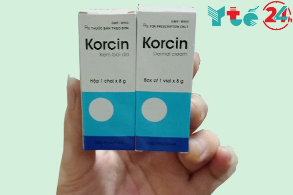 Hình ảnh hộp thuốc Korcin