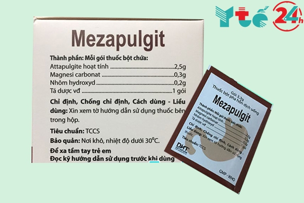 Thành phần có trong Mezapulgit 3,3g
