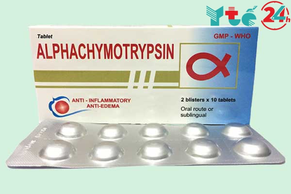 Thuốc kháng viêm Alphachymotrypsin