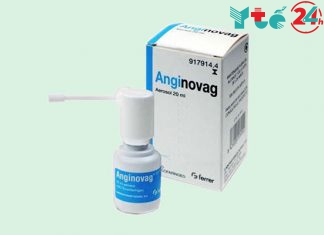 Thuốc xịt Anginovag 10ml điều trị các chứng viêm ở vùng miệng và họng