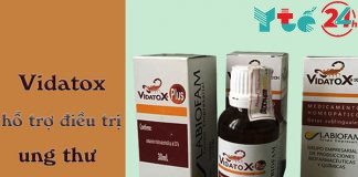 Thực phẩm chức năng Vidatox hỗ trợ điều trị ung thư