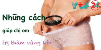 trị thâm vùng kín