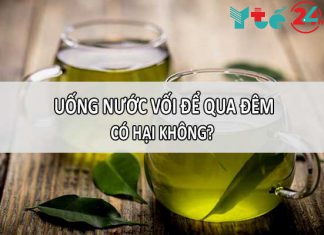 Uống nước vối để qua đêm