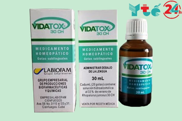 Thực phẩm chức năng Vidatox CH30 - màu xanh
