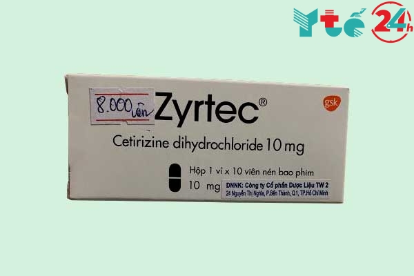 Cách dùng và liều lượng thuốc dị ứng Zyrtec