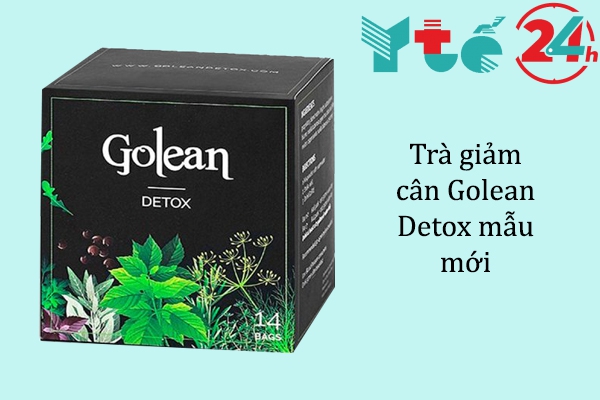 Trà giảm cân Golean Detox mẫu mới