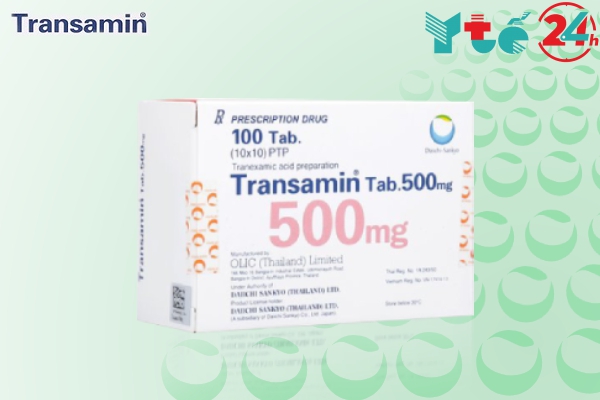 Transamin có tác dụng chủ yếu là cầm máu