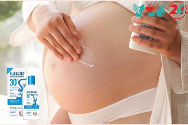 Kem chống nắng Blue Lizard có thể sử dụng cho bà bầu