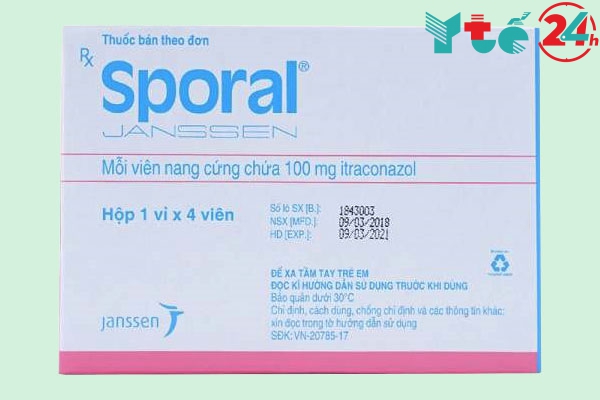 Thuốc Sporal 100mg, 200mg giá bao nhiêu tiền?