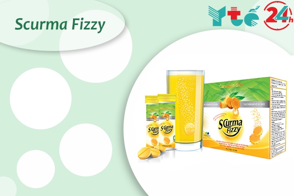 Viên sủi Scurma Fizzy hỗ trợ điều trị viêm loét dạ dày 