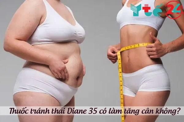Thuốc tránh thai Diane 35 có làm tăng cân không?