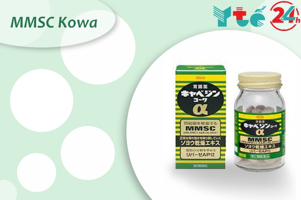 Thuốc dạ dày Kyabeijin Mmsc Kowa được sản xuất tại đất nước Nhật Bản