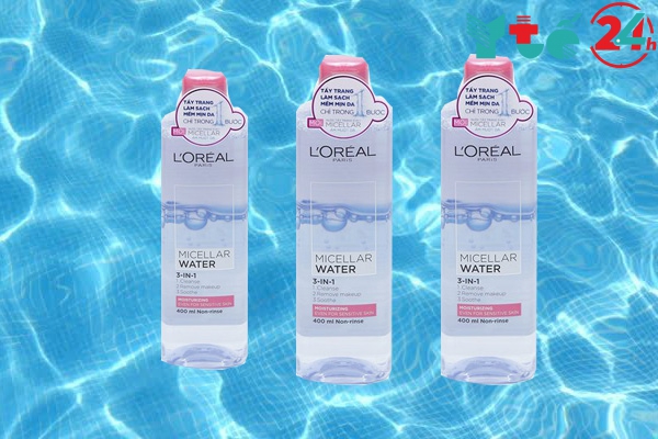 Nước tẩy trang Loreal Paris Micellar Water 3 in 1 Moisturizing