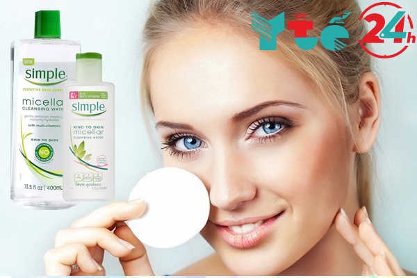 Cách sử dụng nước tẩy trang Simple