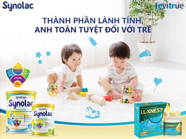 Thành phần sữa Synolac đảm bảo chất lượng, lành tính và an toàn tuyệt đối cho trẻ nhỏ 