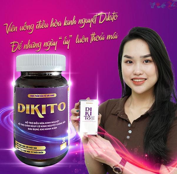 Viên uống Dikito tốt cho phụ nữ bị rối loạn kinh nguyệt