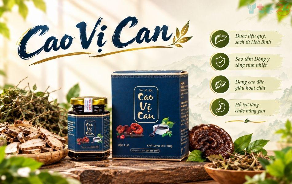 Chuyên gia đánh giá sản phẩm Cao Vị Can có tốt không? 2 Cao Vị Can - Cao đặc tốt cho gan