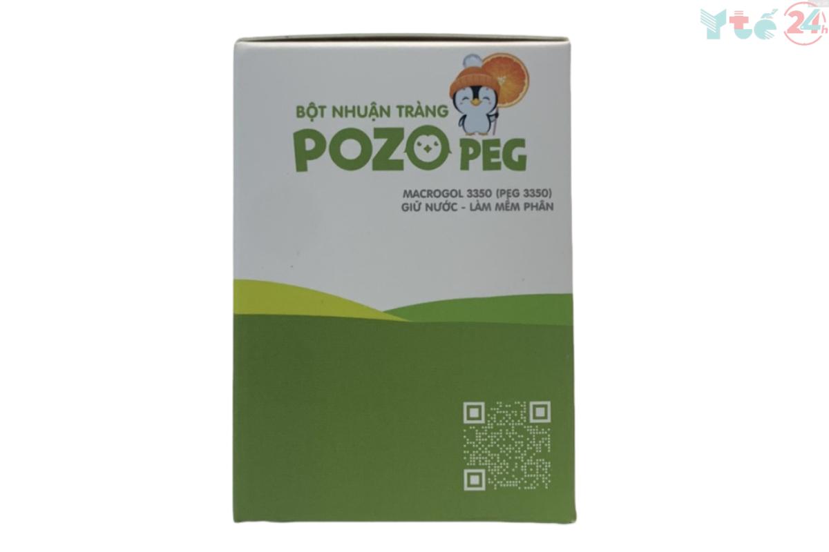 Bột nhuận tràng Pozo PEG giúp cải thiện táo bón cấp và mãn tính