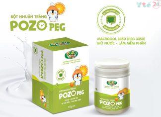 Bột nhuận tràng Pozo PEG có nên sử dụng cho trẻ không?