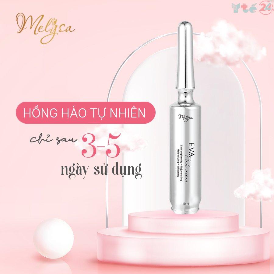 Melysa Eva Pink Cream giúp nhũ hoa hồng tự nhiên chỉ sau 3-5 ngày