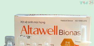 Xịt vệ sinh mũi họng Altawell Bionasa Spray 5ml