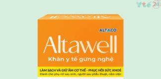 Khăn y tế gừng nghệ Altawell