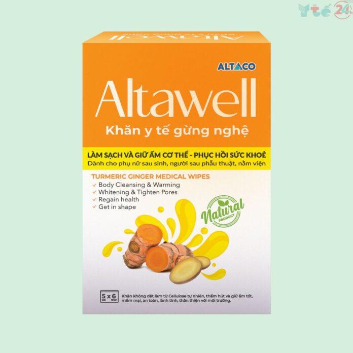 Khăn y tế gừng nghệ Altawell
