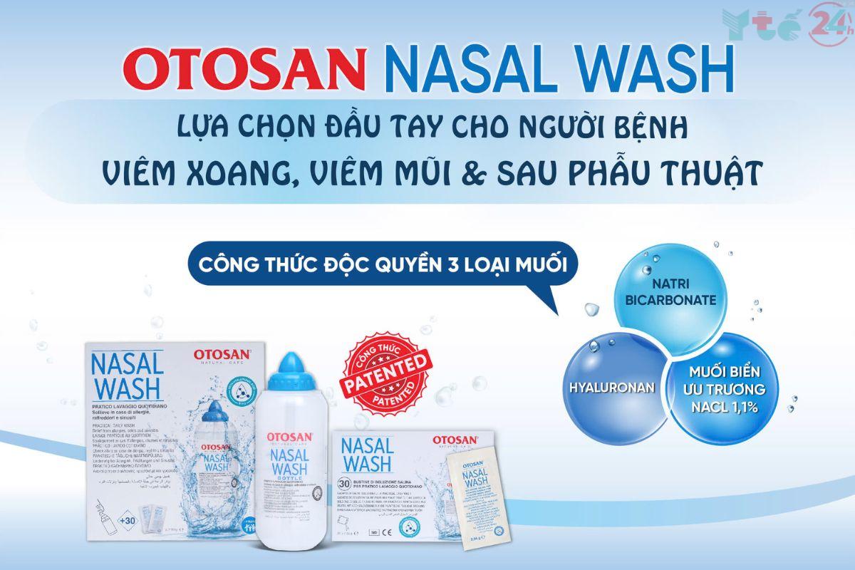 Bộ rửa mũi Otosan - Lựa chọn đầu tay cho người viêm xoang mũi