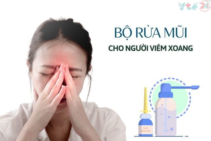 bộ rửa mũi cho người viêm xoang