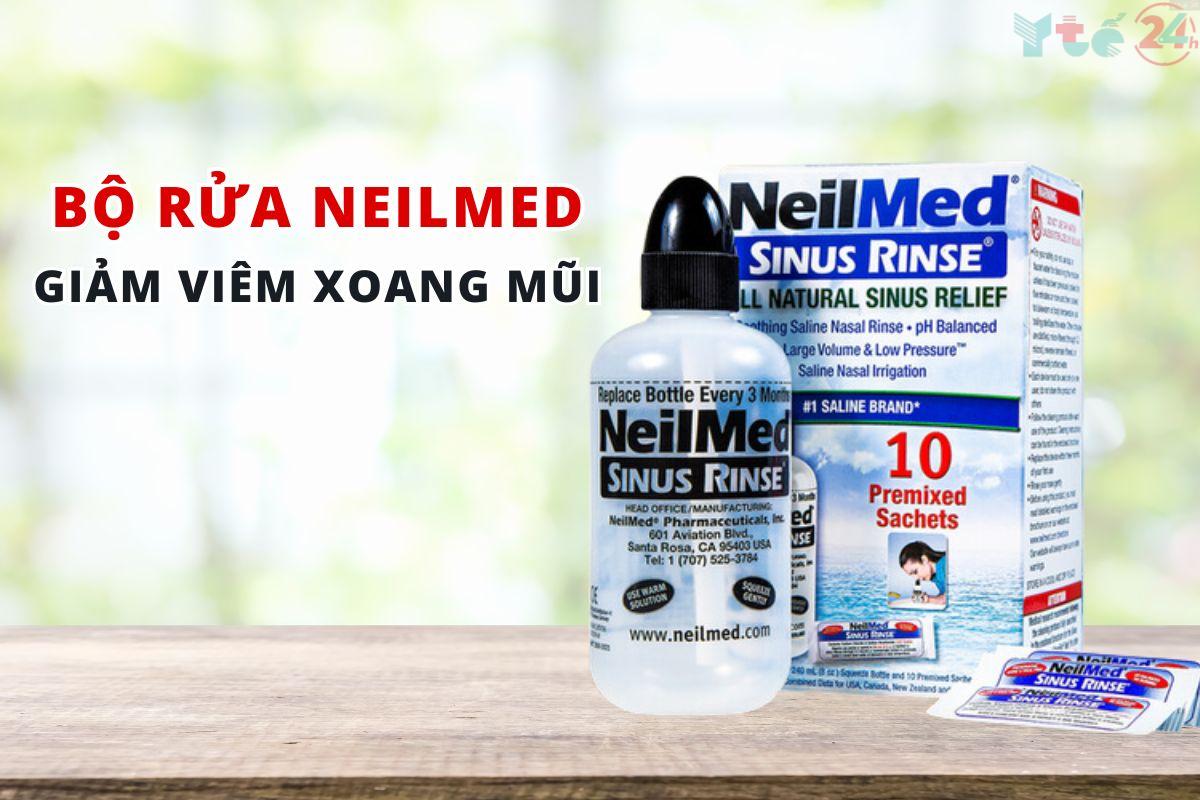 Bộ rửa mũi xoang Neilmed giảm viêm mũi dị ứng