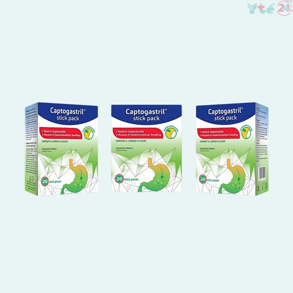 Captogastril stick pack: Giải pháp giảm triệu chứng rối loạn tiêu hóa, tăng acid dạ dày 8 Captogastril 5