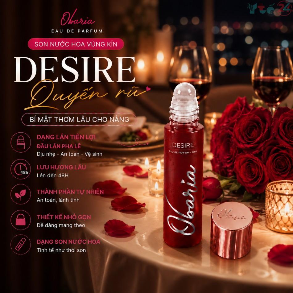Son nước hoa vùng kín Obaria Desire – Dịu nhẹ lành tính