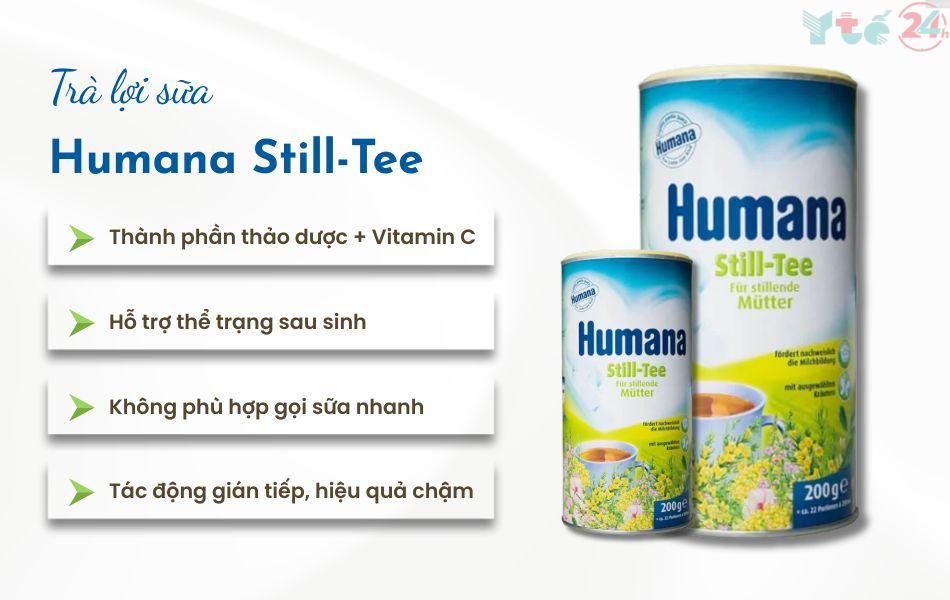 Trà lợi sữa nhập khẩu châu Âu Humana Still-Tee
