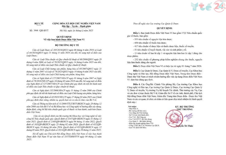 Dược điển Việt Nam VI