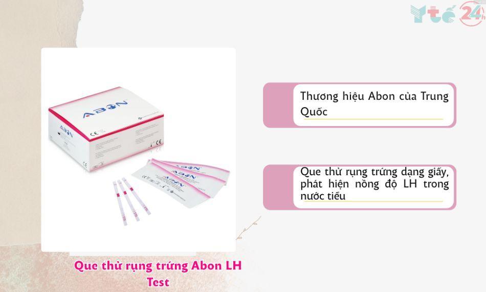 Que thử rụng trứng Abon LH Test