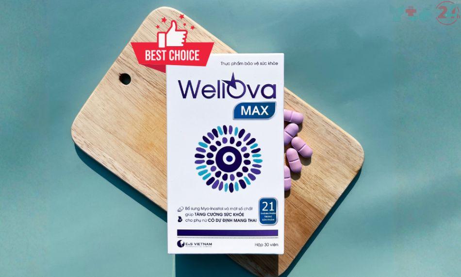 Top 4 viên uống điều kinh bổ trứng tốt nhất cho người kinh không đều 7 Viên uống WellOva Max