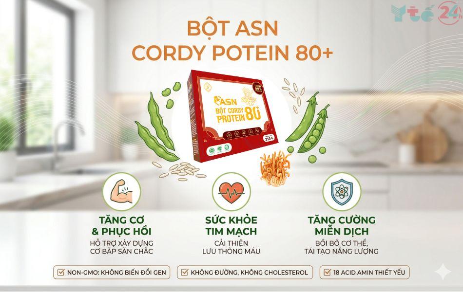 Bột ASN Cordy Protein 80+