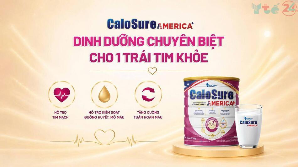 CaloSure America+ - Dinh dưỡng chuyên biệt cho trái tim khỏe