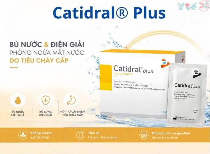 Catidral® Plus - Bù nước và điện giải, ngừa mất nước do tiêu chảy
