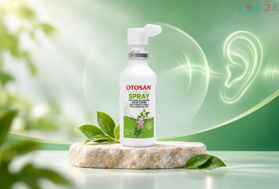 Xịt tai Otosan spray 3 Dung dịch Xịt tai Otosan spray