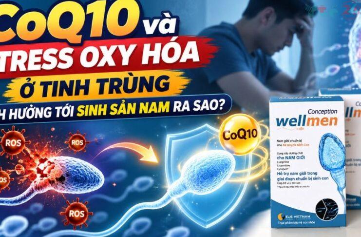 CoQ10 và stress oxy hóa ở tinh trùng